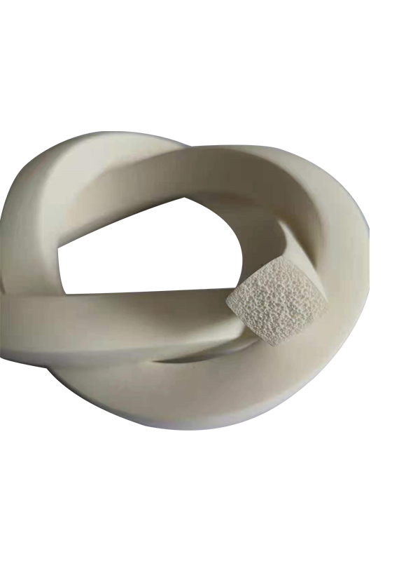 Bande d'étanchéité en silicone mousse éponge carrée plate résistante aux hautes températures